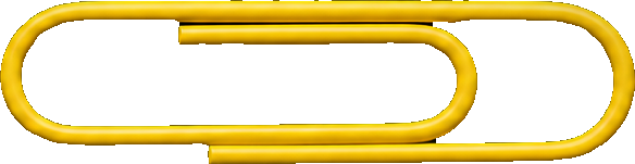 A yellow paperclip standing out among black ones